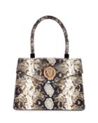 Melanie Python-print Leather