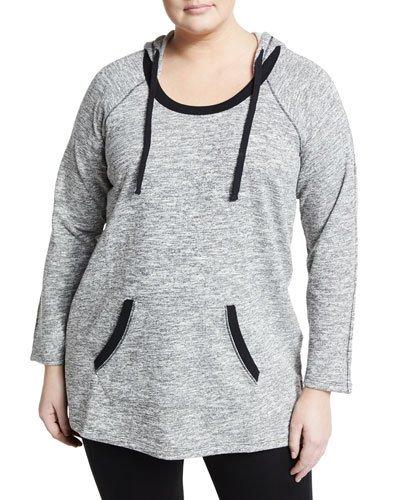 Marled French Terry Cloth Hooded