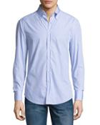 Pajama-striped Slim-fit