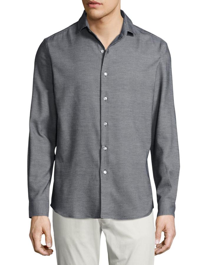 Textured Silk-cotton Sport