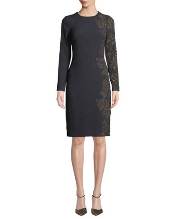 Stretch-knit Jacquard