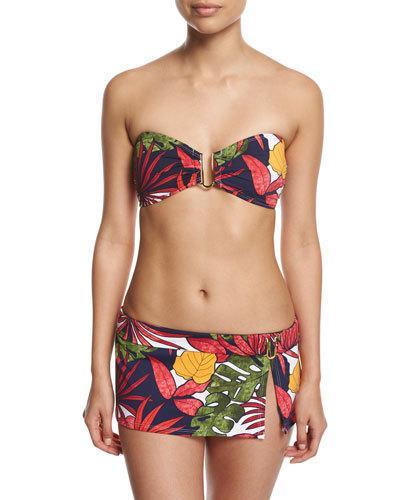 Remy Floral-print Bandeau Swim Top,