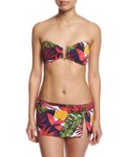 Remy Floral-print Bandeau Swim Top,