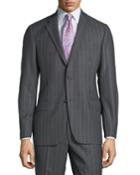 Men's Pinstriped Two-piece Suit,