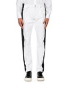 Side-striped Slim-straight Jeans