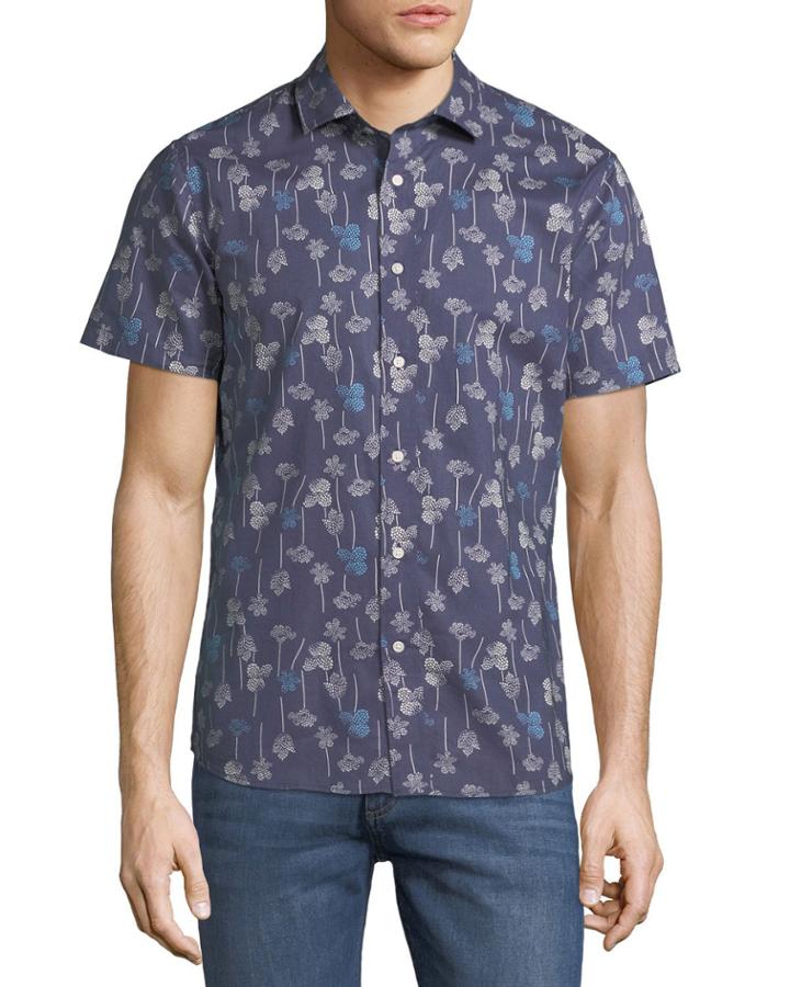 Dandelion-print Short-sleeve