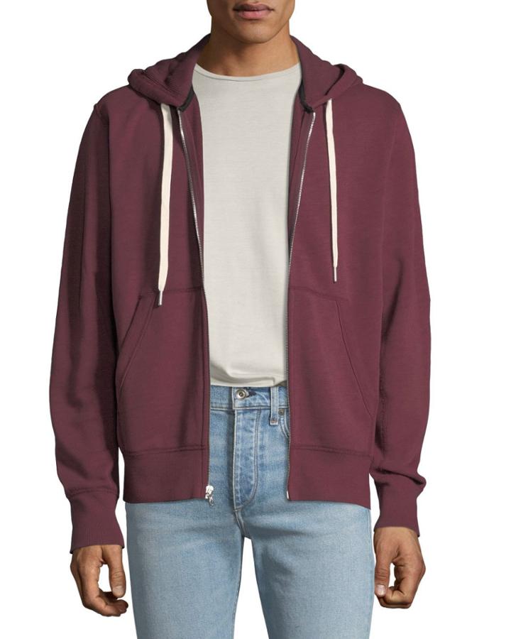 Men's Trooper Front-zip Jersey Hoodie