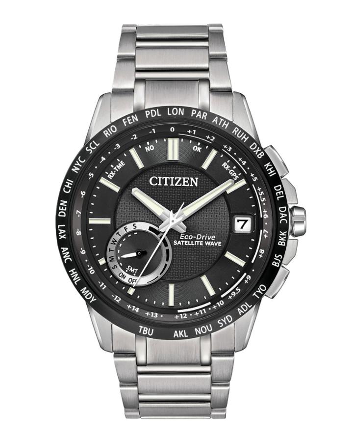 Men's 44mm Satellite Wave-world Time Gps Watch