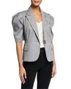 Short Puff-sleeve Jacket