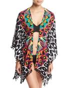Africana Tassel-trim Kimono