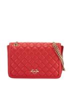 Medium Quilted Faux-leather