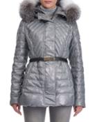 Apres-ski Jacket W/ Fox-trim Hood