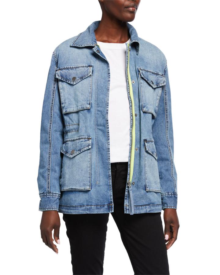 Sylvie Denim Utility Jacket