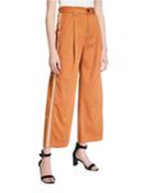 Ryder Pleated Pants With Tuxedo