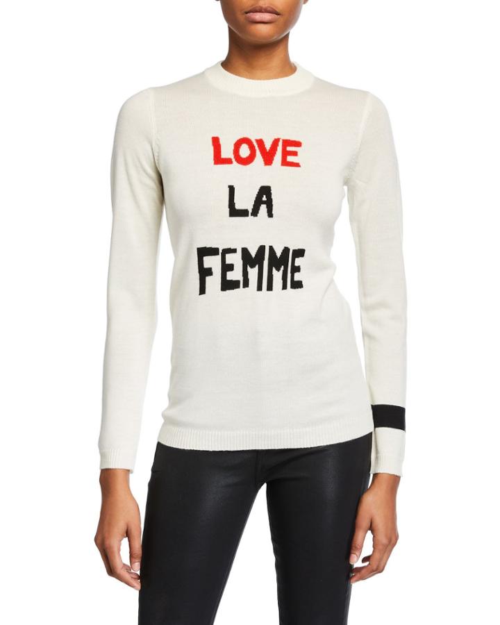Love La Femme Crewneck Wool