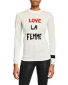 Love La Femme Crewneck Wool