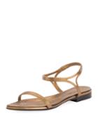Talitha Metallic Layered Flat