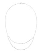 14k White Gold Blake Nude Duo Necklace