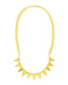 Eddie Borgo Spike Smile Necklace, Yellow-golden, Women's, Yellow