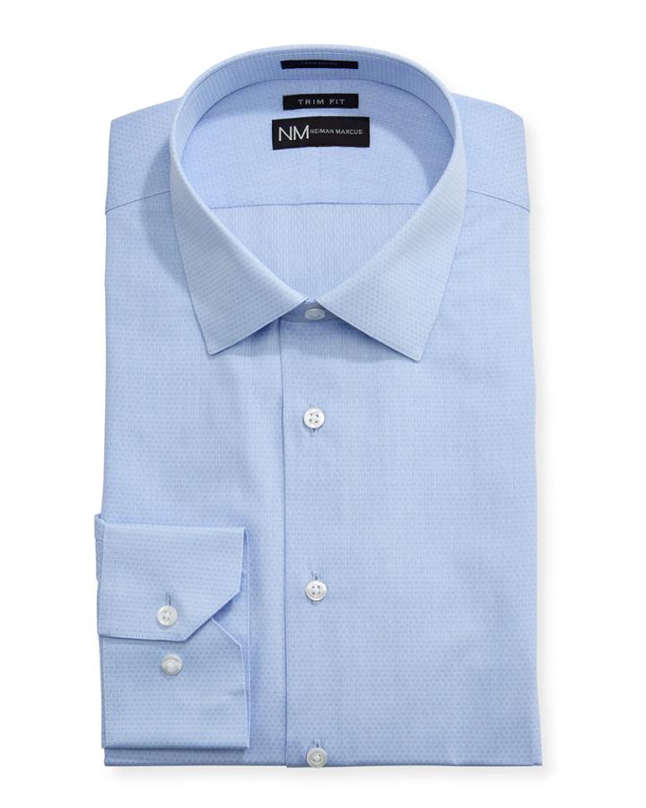 Men's Slim Fit Texture Dress