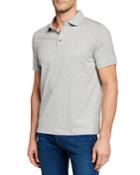 Men's Short-sleeve Metal-button Polo