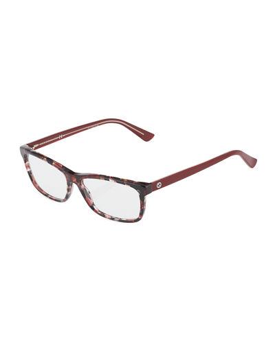 Opaque Square Plastic Optical Glasses