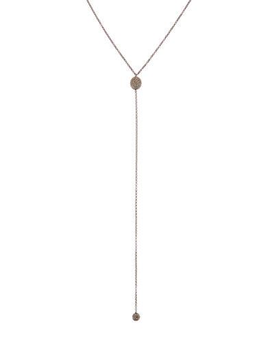 Pave Diamond Lariat Y-drop Necklace