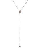 Pave Diamond Lariat Y-drop Necklace