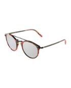 Remick Round Acetate/metal Aviator