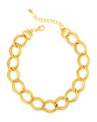 Chain-link Collar Necklace