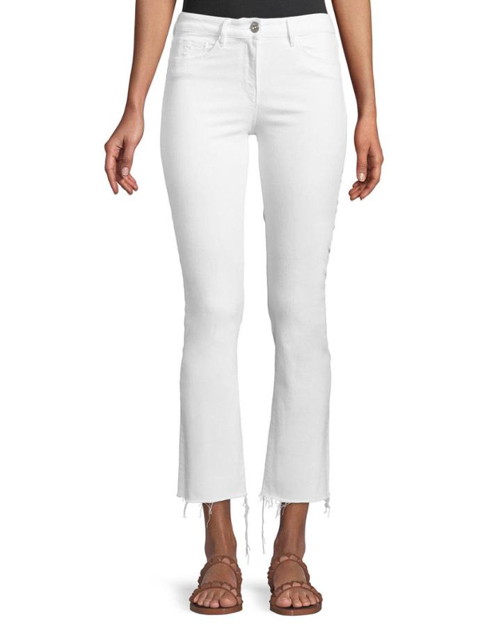 W25 Mid-rise Cropped Baby Boot Jeans