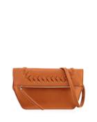Theia Faux-leather Crossbody Bag, Butterscotch