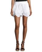 Fleur Embroidered Scalloped