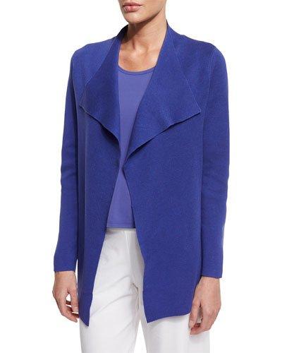 Open Interlock Jacket, Iris