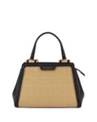 Medium Straw And Leather