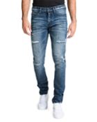 Men's Le Sabre Distressed Jeans With Abrasions