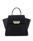 Eartha Iconic Top Handle Bag, Black