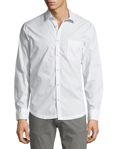 Point-collar Cross-dot