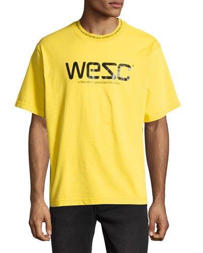 Mott Short-sleeve Jersey Tee, Yellow