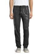Spray-paint Logo Jogger Pants