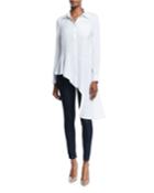 Dramatic Asymmetric Long-sleeve