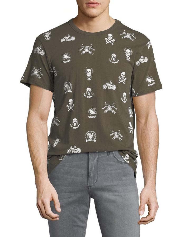 Men's Mixed Moto Graphic Tee