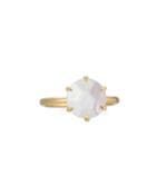 Rock Candy 18k Mother-of-pearl Doublet Solitaire Ring,