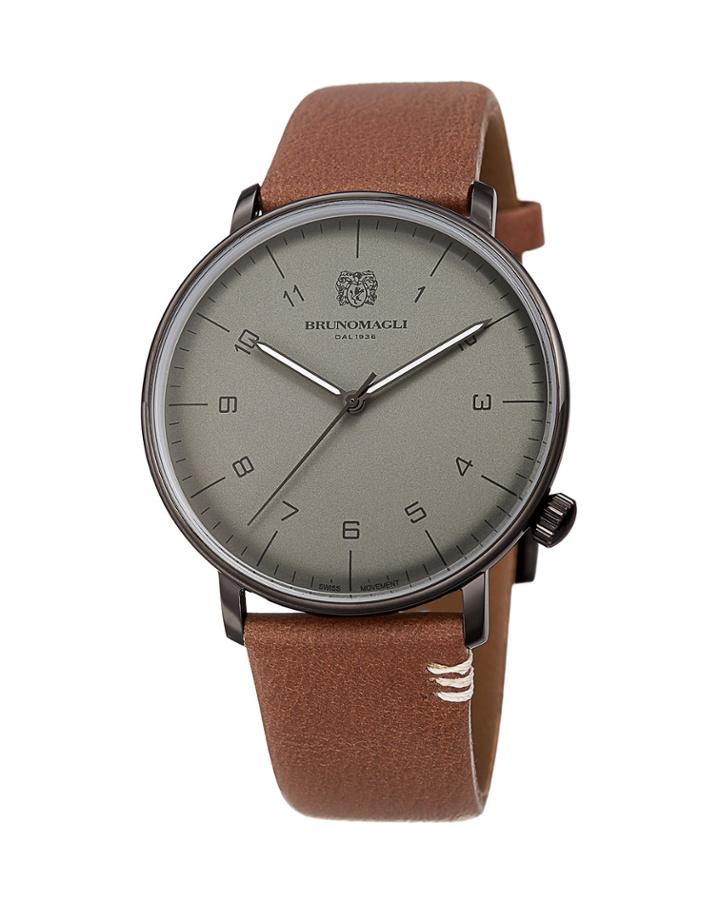 Men's 43mm Roma Moderna Watch W/ Italian Leather