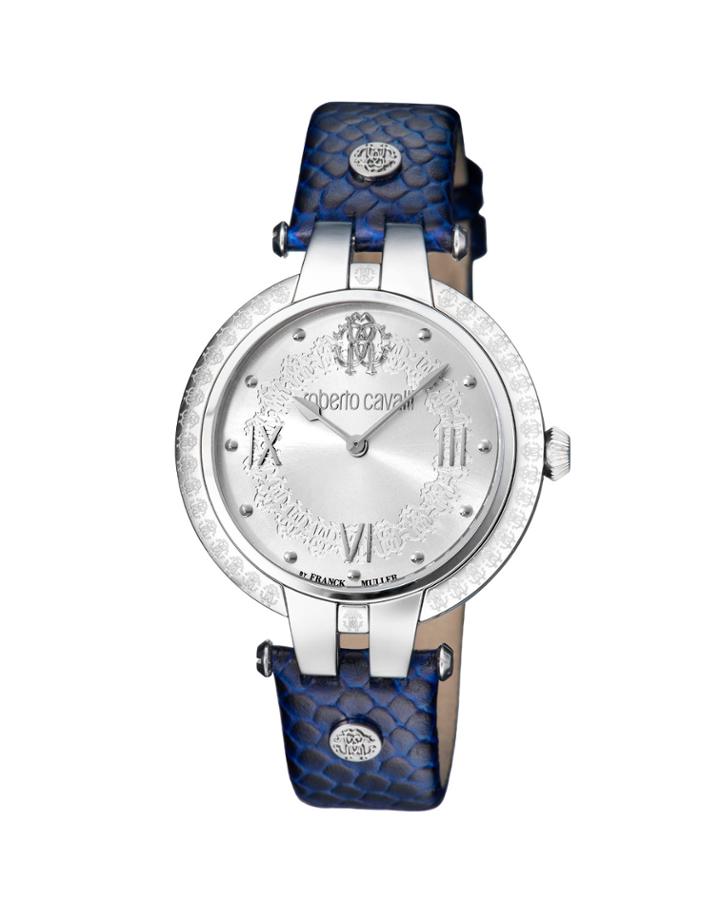 40mm Logo Watch W/ Leather Strap,