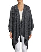 Santana-knit Rhinestone Wrap