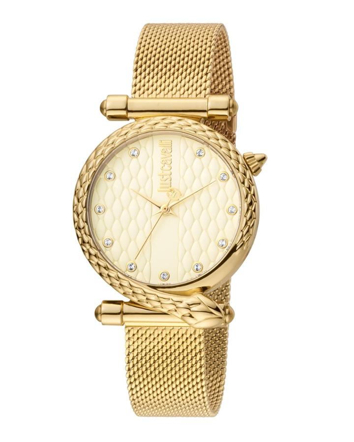32mm Glam Chic Snake Watch W/ Mesh