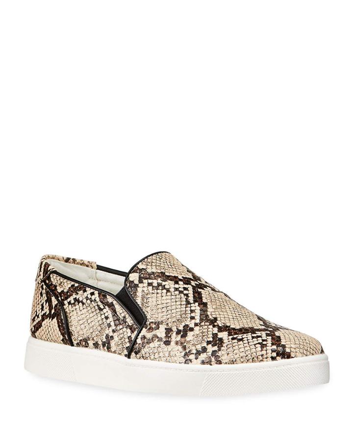 Duncan Snake-printed Slip-on