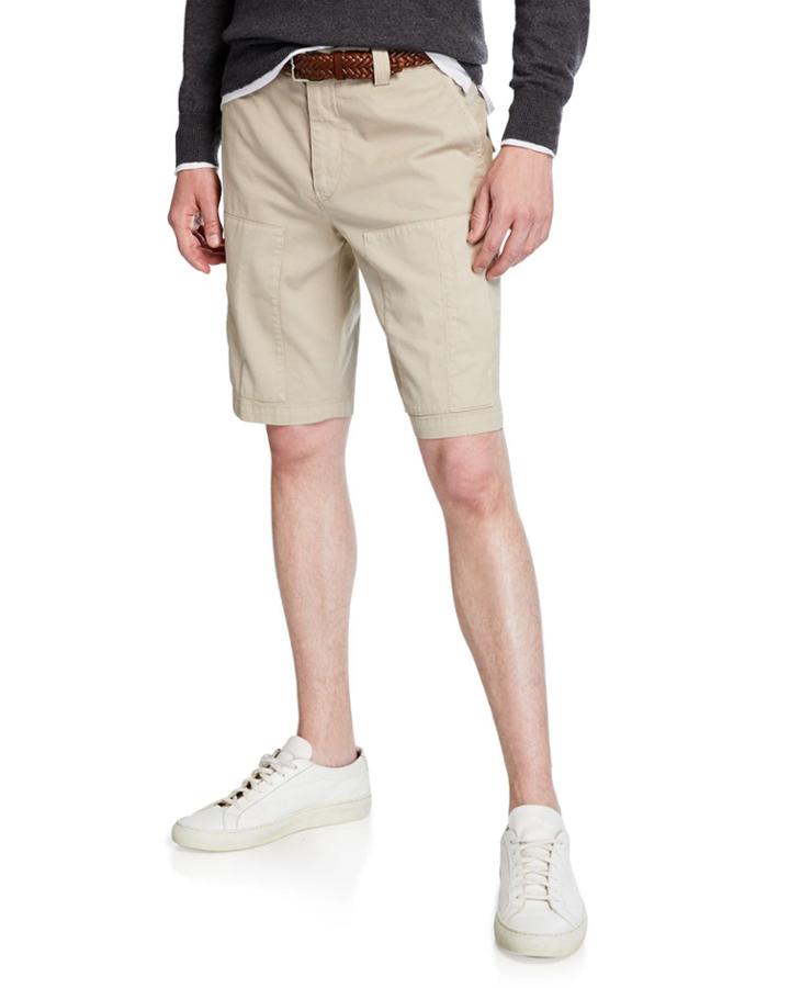 Men's Cotton-blend Canvas Cargo