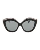 Swarovski&reg; Squared Cat-eye